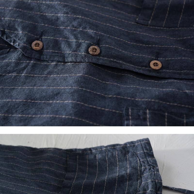 Мужской жилет в английском стиле, летняя модная жилетка, мужская дышащая повседневная куртка с V-образным вырезом, тонкая полосатая безрукавка из хлопка и льна на пуговицах