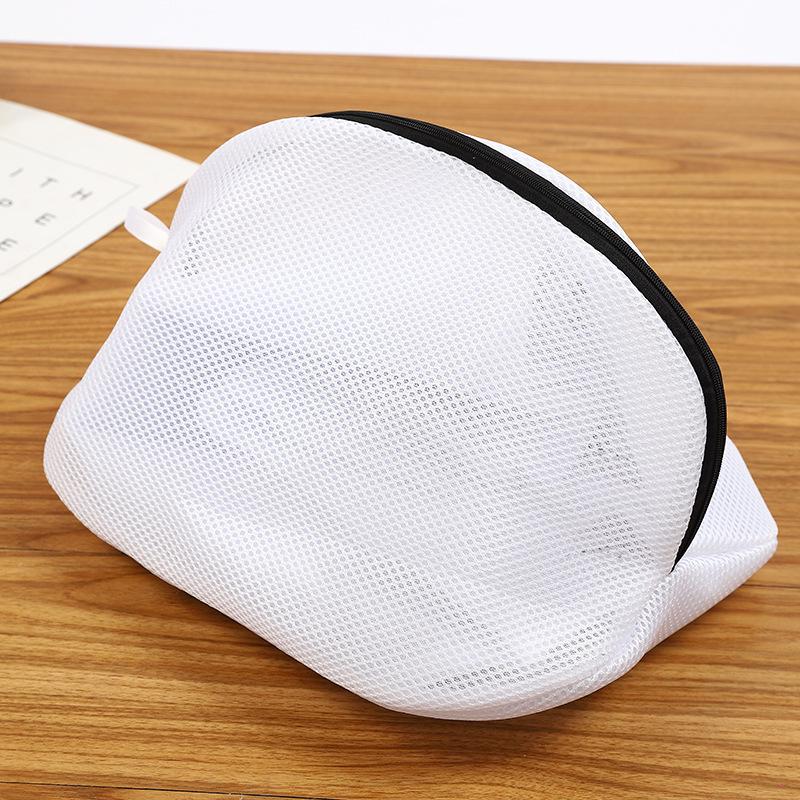 Mesh Shoes Storage Laundry Bag Mesh Washing Shoes Laundry Bags Zipper Washing Shoe Clothes Storage Bag Anti-deformation