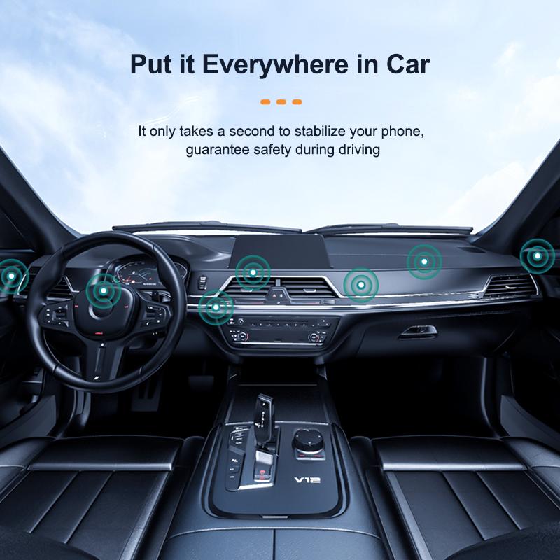 Магнитный автомобильный держатель для телефона, мини-подставка в форме полосы на 360 градусов, металлический магнит, GPS, автомобильное крепление, настенный кронштейн для офиса, спальни