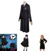 Wednesday Addams Cosplay Costume Girls Kids Dress For Halloween Xmas Party