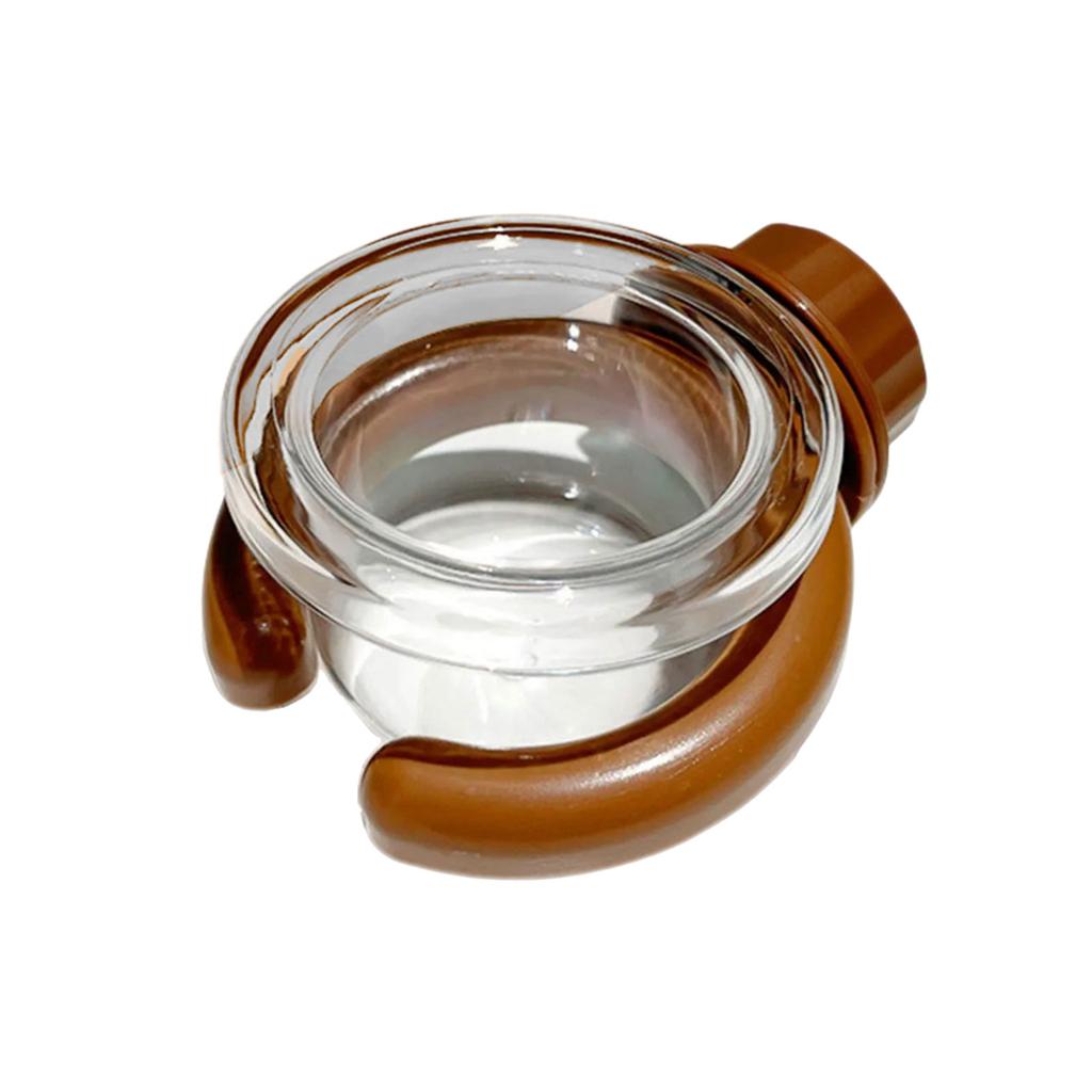 Пластиковая кормушка-миска для птичьей клетки с зажимом, легко устанавливается, прозрачная чашка для кормления попугаев, корелл и маленьких птиц