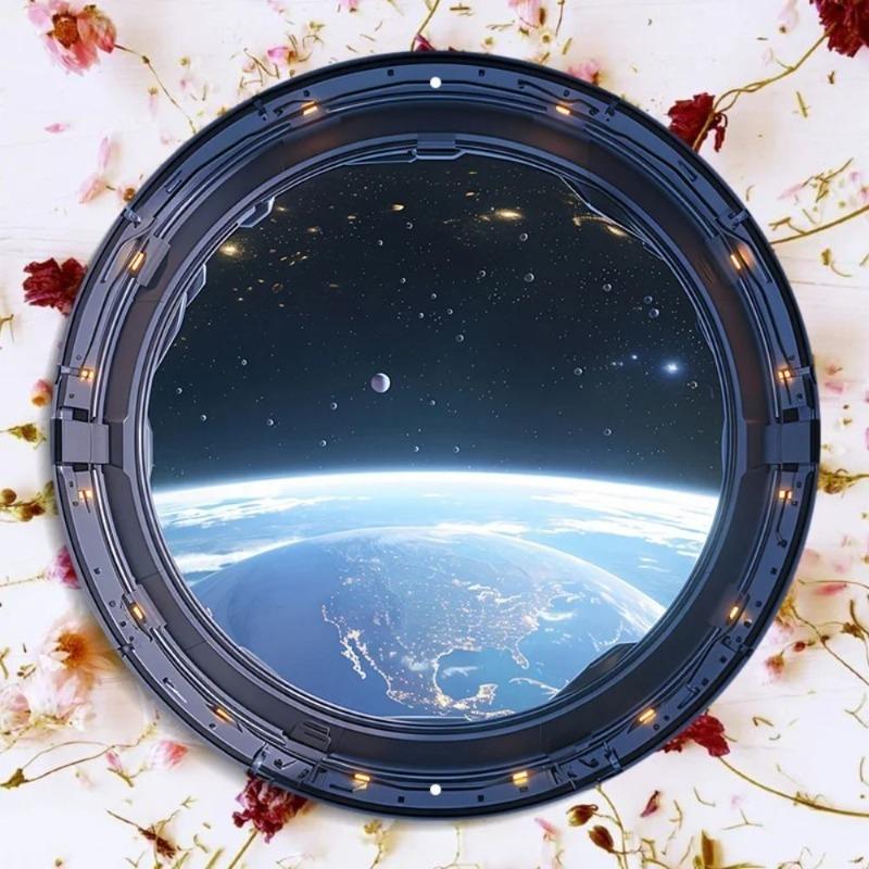 Witch Broom Halloween Sign, Round Aluminum Wall Plaque 20x20cm