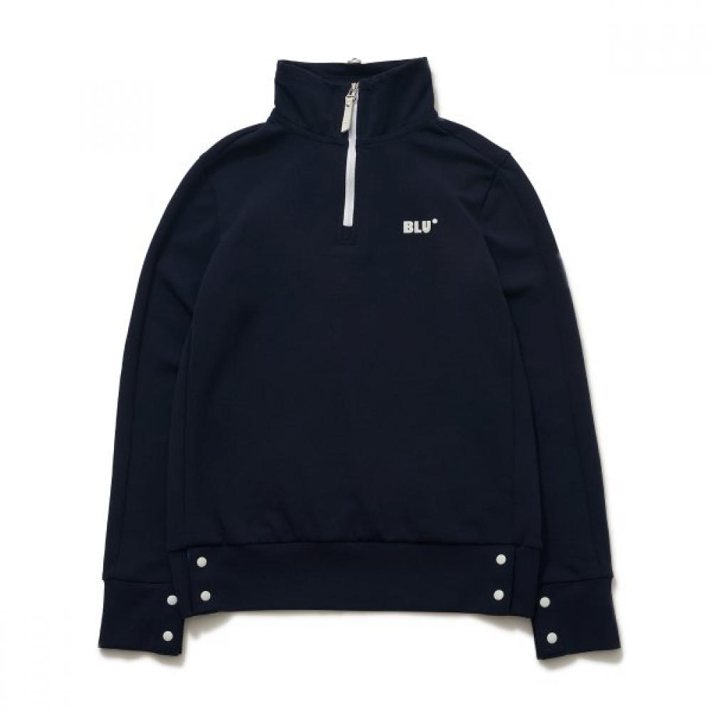 Blu DoT Half Zip Volume T shirT Plus Ny
