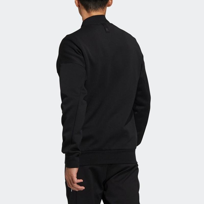 Adidas Мужская спортивная куртка с воротником-стойкой серии Wuji, черная HE5120