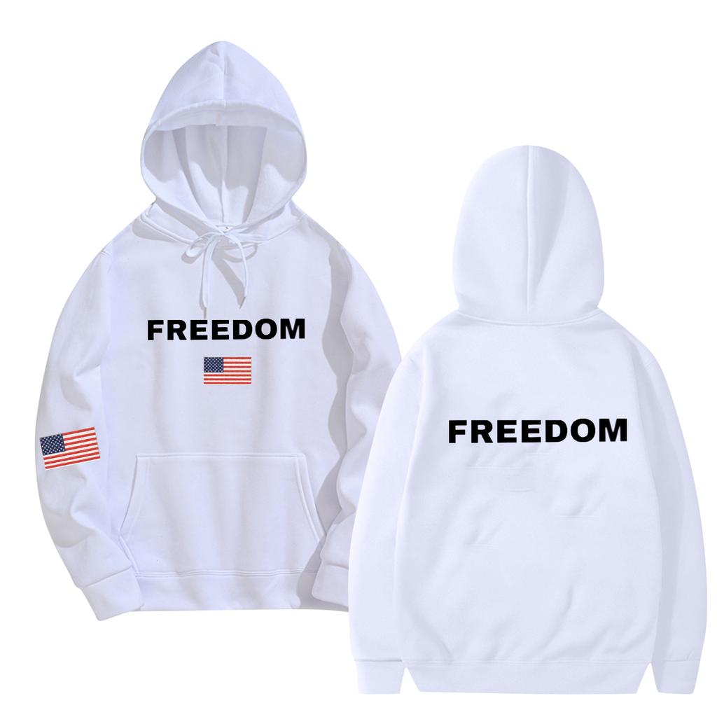 Women's And Men's Fashionable Hooded Long Sleeved Printed Casual Pullover Unisex Sweatshirt Top