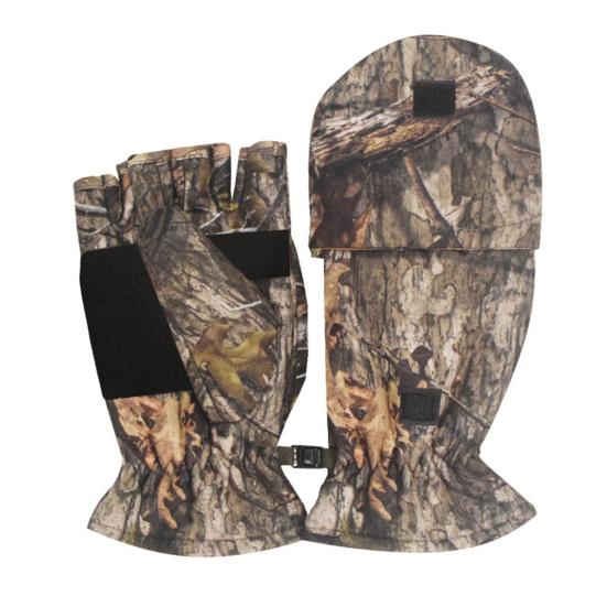 Перчатки с половиной пальца, дышащие противоскользящие мягкие перчатки для рыбалки с камуфляжным принтом