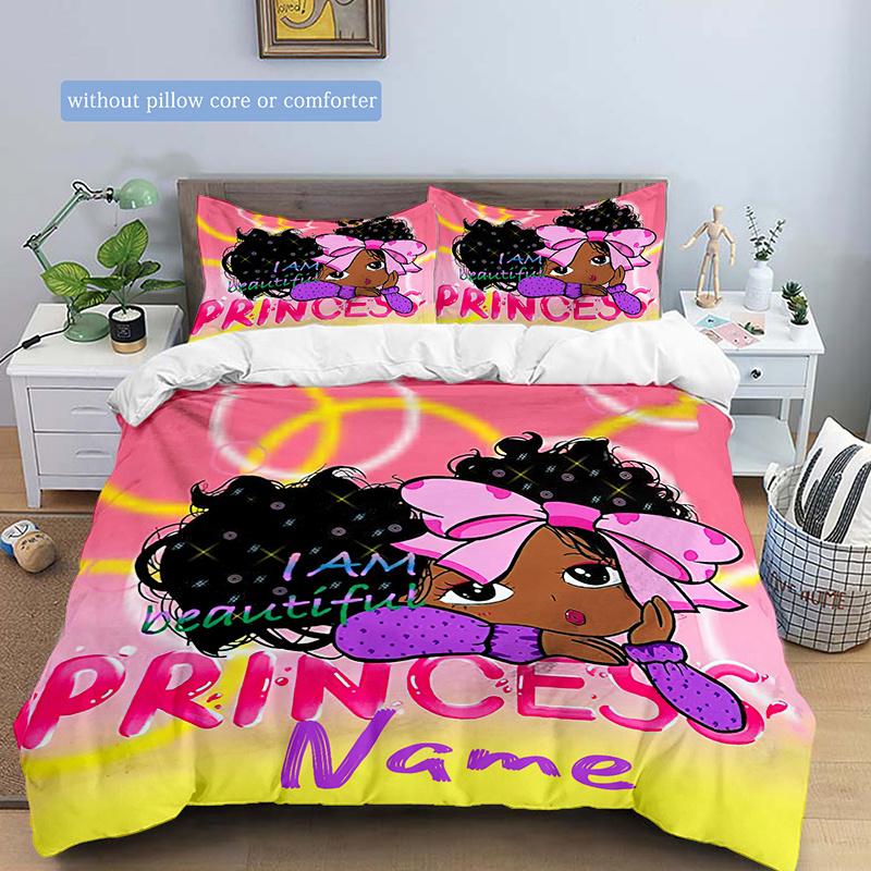 Fashiongirl Customize Your Name Duvet Cover Soft Bedding Set For Bedroom Guest Room And Dorm Decoration Threepiece Set Includes 1 Duvet Cover 2