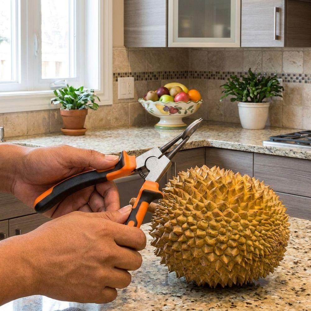 Labor-saving Durian Shell Opener Anti-slip Handle Durian Shell Pliers Watermelon Opener Fruit Shop