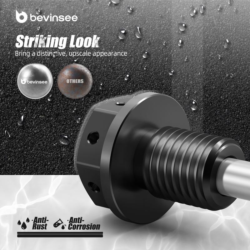 M12x1.5 Magnetic Oil Sump Drain Plug for BMW E46 E90 E39 E36 E60 E34 E92 E93 E30 E24 F10 F30 F36 Z3 Z4 X3 E83 X5 E70, for MINI
