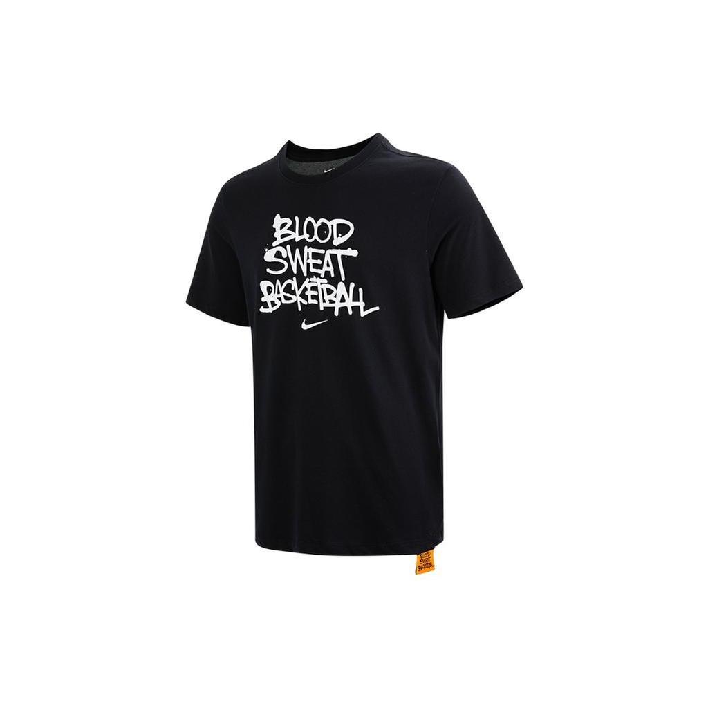 Nike Футболки Мужские Черные С Круглым Вырезом Умеренный Прямой Крой DN2977-010
