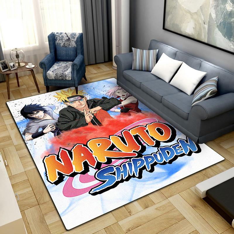 Anime-Naruto Area Carpet for Living Room Bedroom Home Decor Cool Movie Mat Floor Mat -LXR76