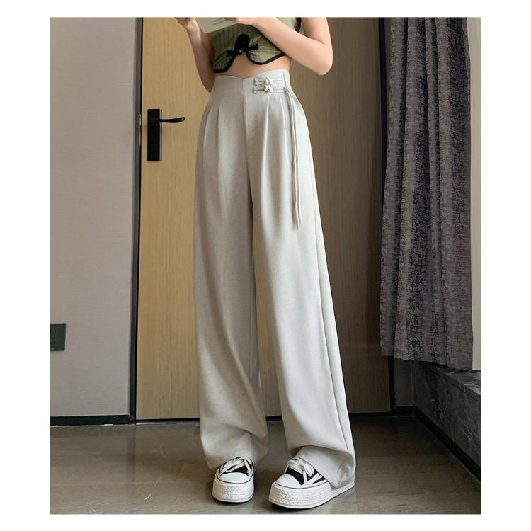 Стильные и удобные льняные широкие женские брюки с высокой талией, идеальные для лета