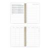 Спиральная твердая обложка Ежедневная повестка дня на 2025 год A5