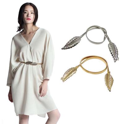 FAITOLAGI стильный металлический ремень, цвет - золото и серебро