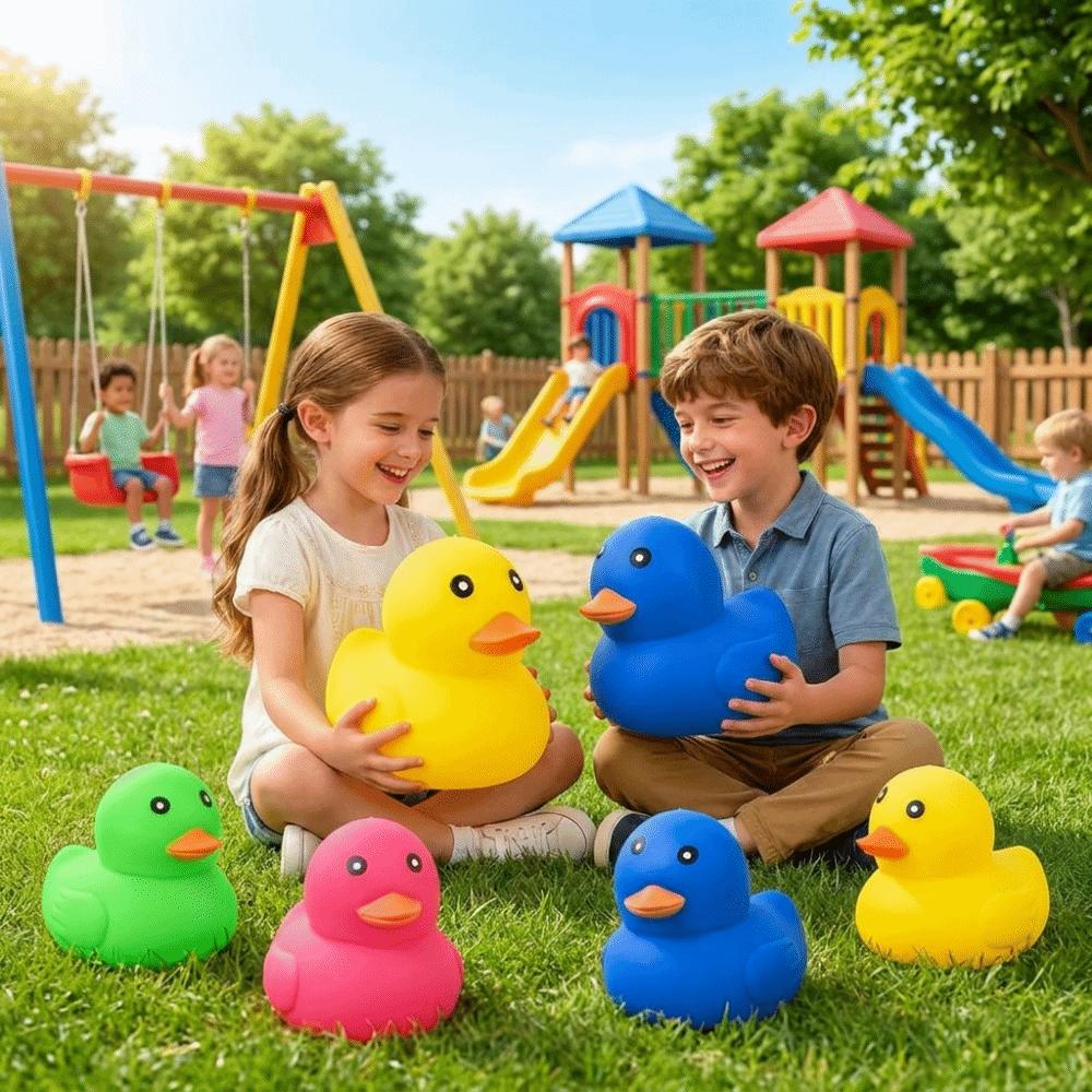 Large Size Squishy Duck Toy Colorful Duck Stress Relief Toy Duck Pinch Le Office Workers