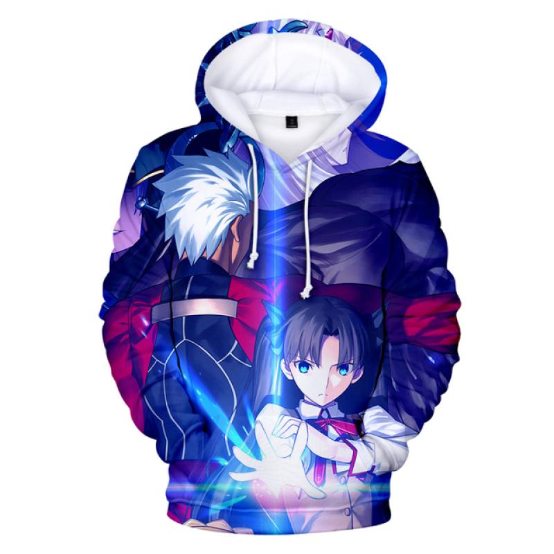 Fate Stay Night 3D Print Hoodies Men Women Casual Fashion Sweatshirt Hoodie Anime Harajuku Streetwear Pullover Hip Hop Tops Coat