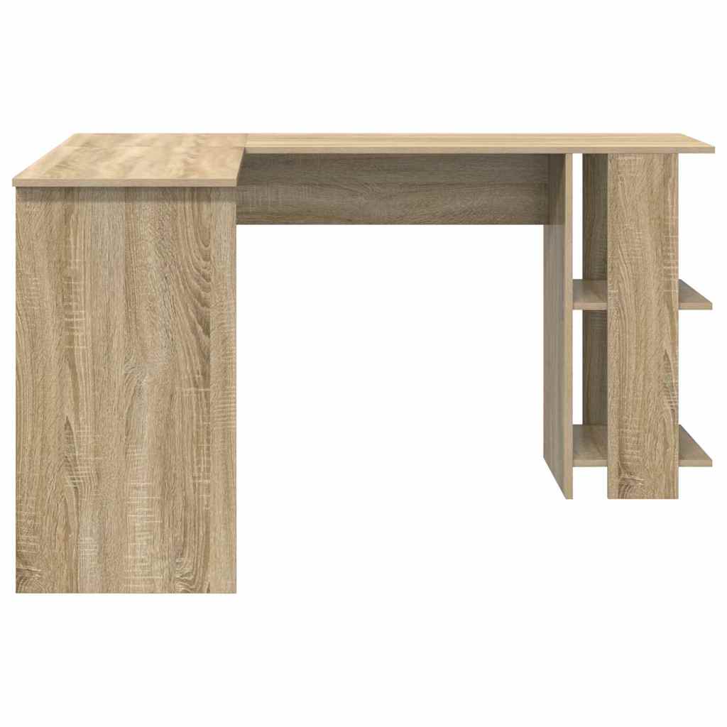 L shaped Desk Sonoma Oak 140 x 113.5 x 75 cm Particleboard
