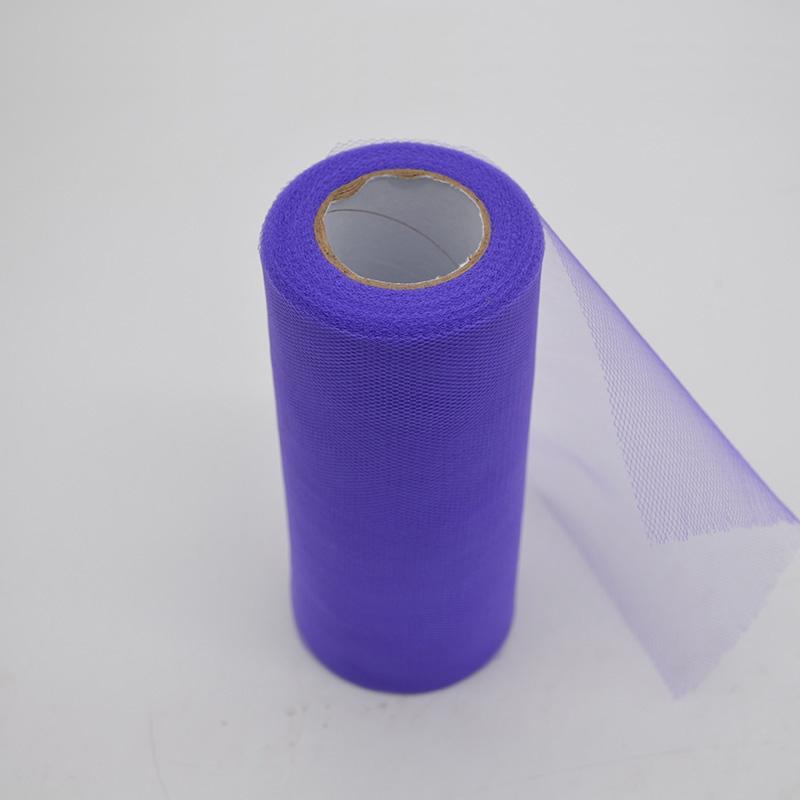 25 ярдов/партия 6 дюймов рулон тюля для свадебного украшения пачка катушка ремесло день рождения вечеринка детский душ свадебный декор принадлежности