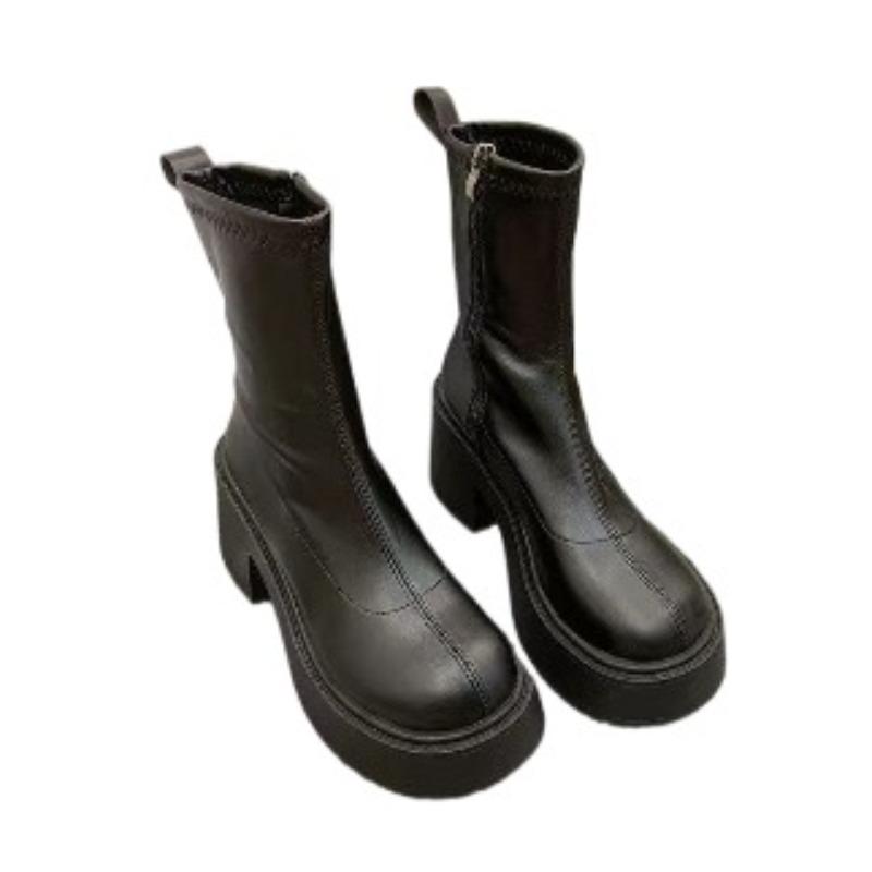 Women Ankle Boots Sexy High Heels Shoes Platform Chunky Boots Elegant 2026 Winter Shoes Party Brand Woman Pumps Zapatos
