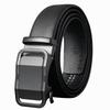 Men's Cowhide Belt Trendy Versatile Leather Belt Business Casual Automatic Buckle Middle Aged and Young Trousers Belt Men