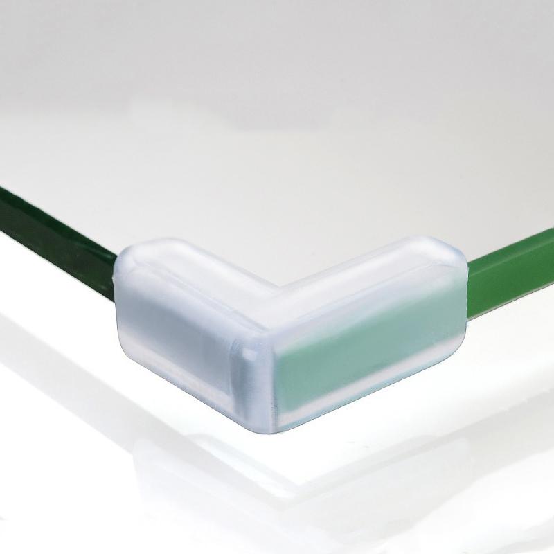 4 шт. Противоударные накладки для защиты углов стола, Защита углов стеклянной мебели кофейного столика, Прозрачная силиконовая защитная крышка