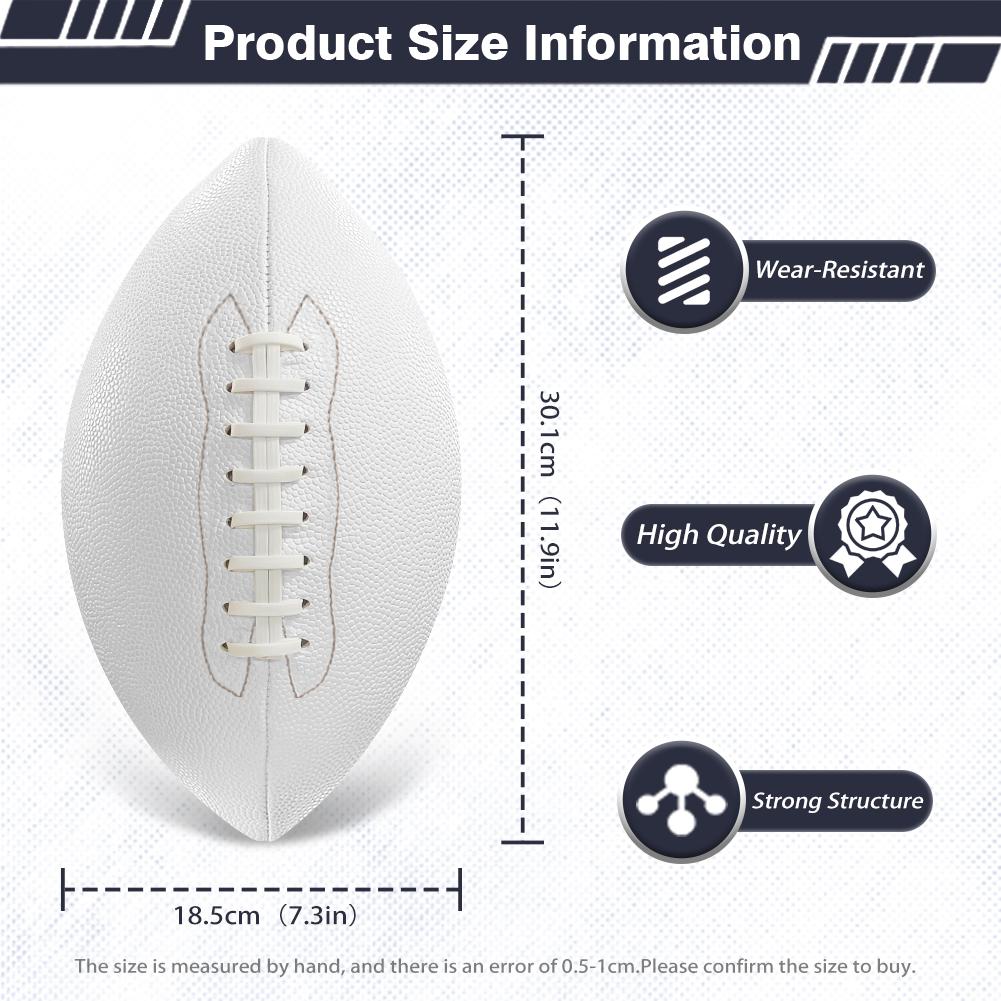 Цветной американский футбол регби нескользящий кожаный резиновый взрослый молодежный спортивный мяч тренировочный игровой индивидуальный узор цветной регбийный мяч