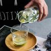 Transparent Living Room Cold Kettle With Cup Drink Pitcher Modern Juice Bottle  Nightstand