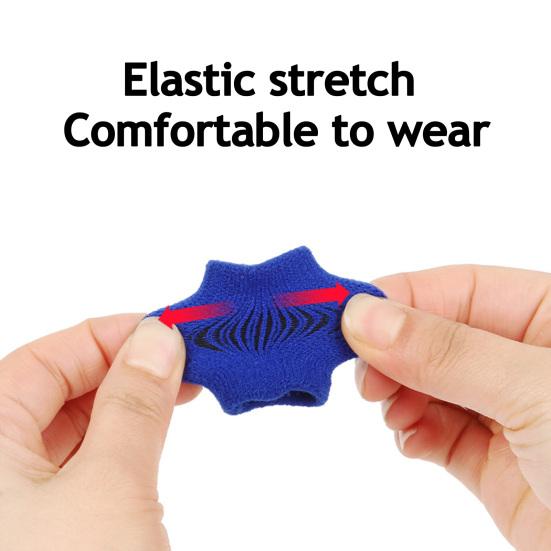 10Pcs Sports Finger Sleeves Arthritis Pain Relief Compression Finger Brace Splint Basketball Volleyball