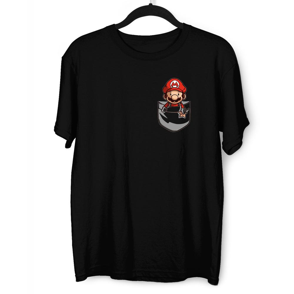 Mario in the pocket Cute Old Fashion Retro Unisex TShirt