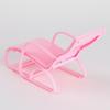 Children' Gift Garden Bench Toy Accessories Doll Beach Chair Foldable Deckchair Dollhouse Furniture