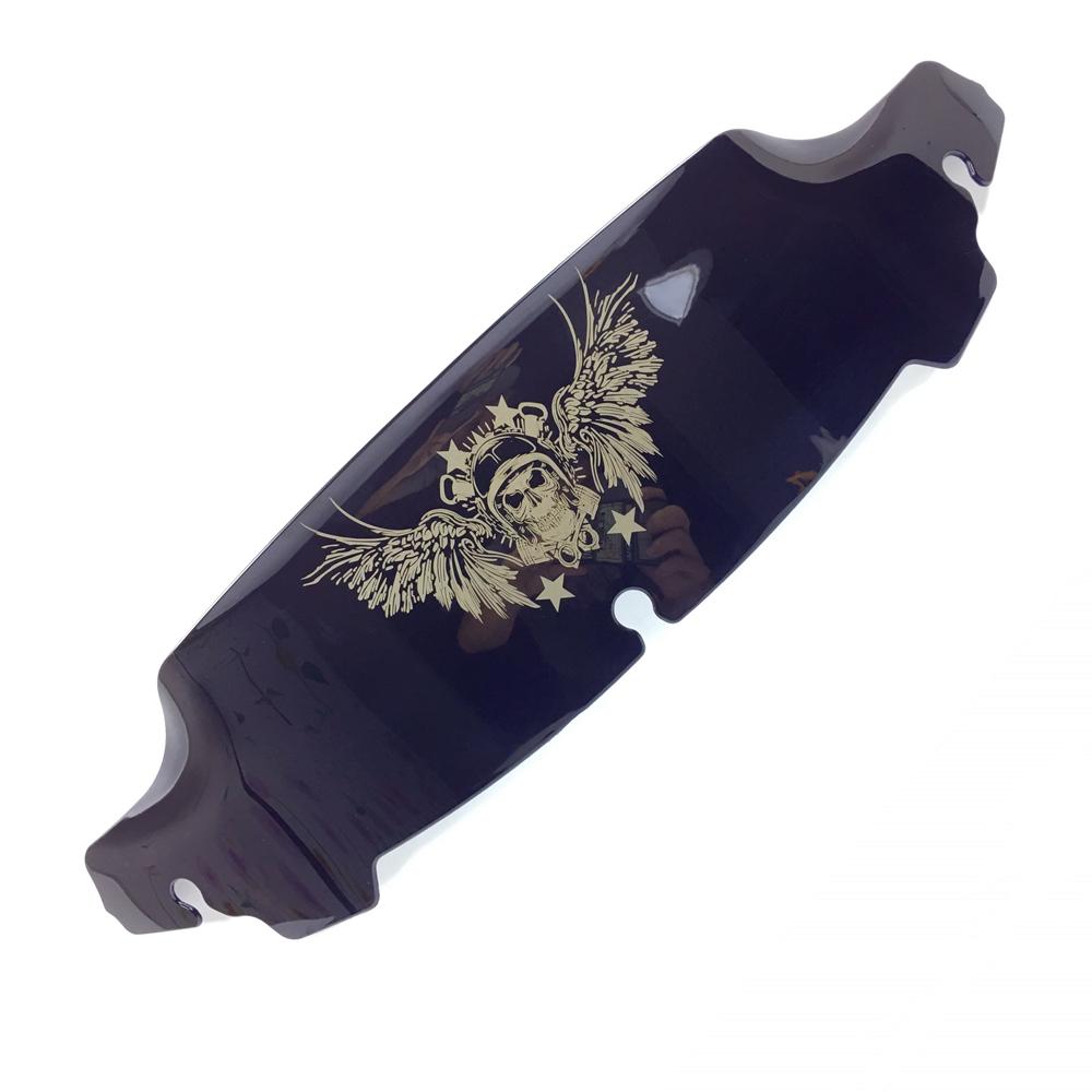 Black Smoke Clear 4.5" 7" 10.5" Wave Windshield Fits For Harley Touring FLHT FLHX 2014-up 2015 2016 2017 2018