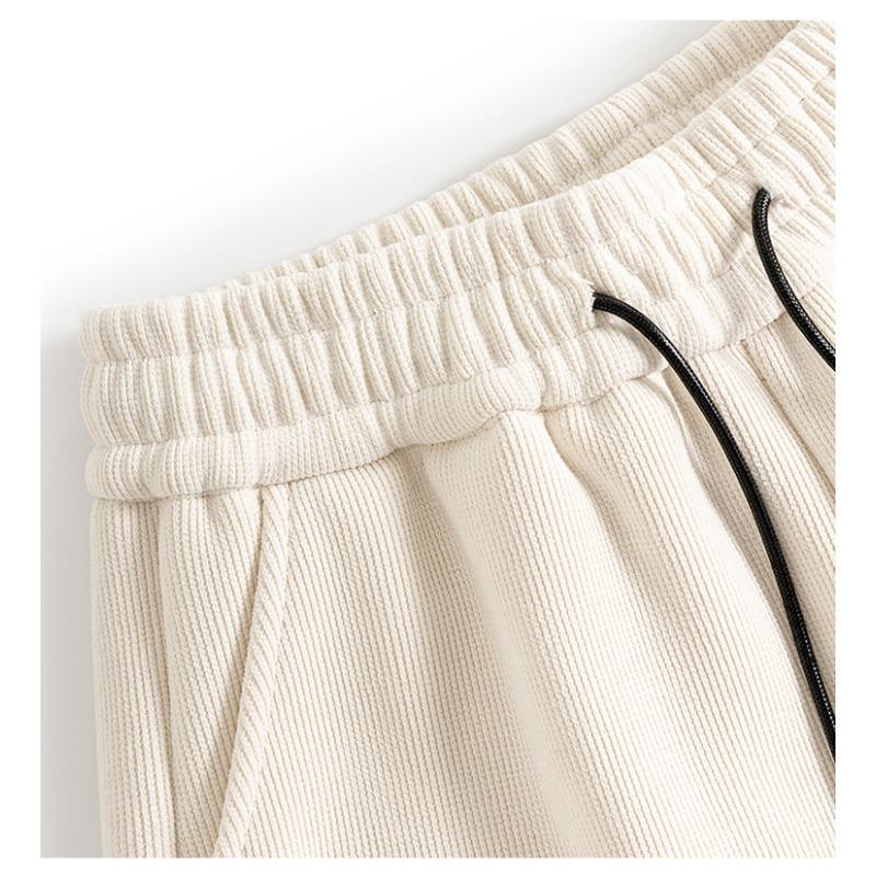 Fashion Women Drawstring Loose Casual Wide Leg Pants Autumn Fleece High Waist Winter Velvet Trousers for Women Elegant Solid Straight Lady Pants 2357