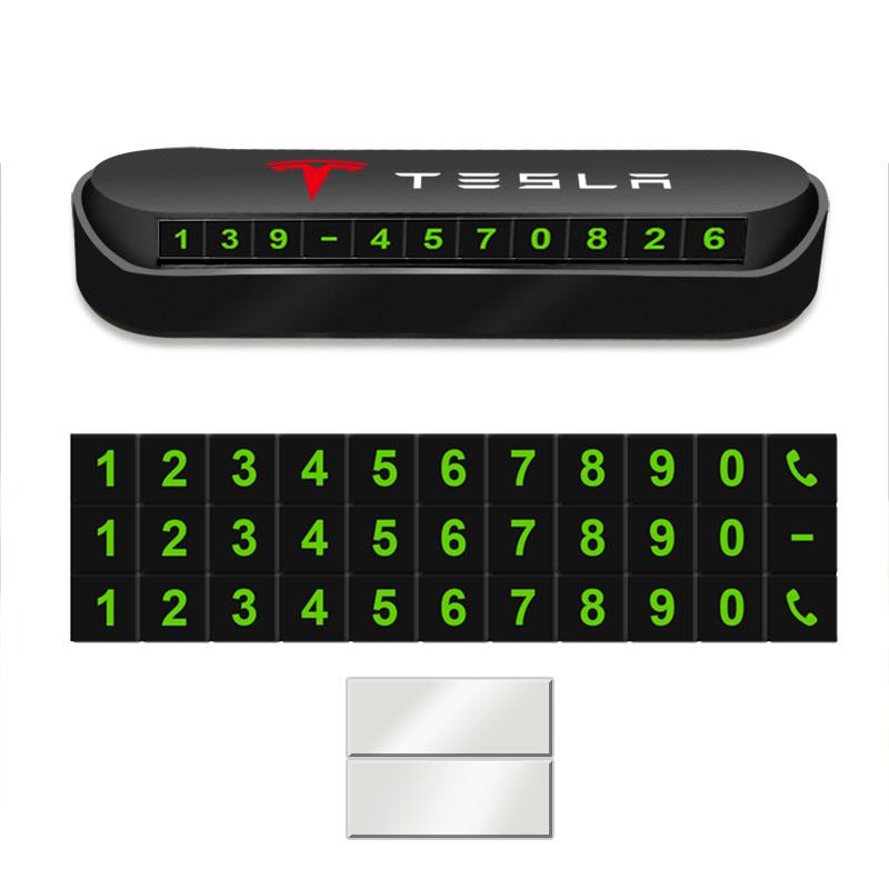 1 шт. Автомобильная временная парковочная карточка, табличка, значок, автомобильный стайлинг для Tesla Model 3, Model S, Model X, Model Y, Roadster