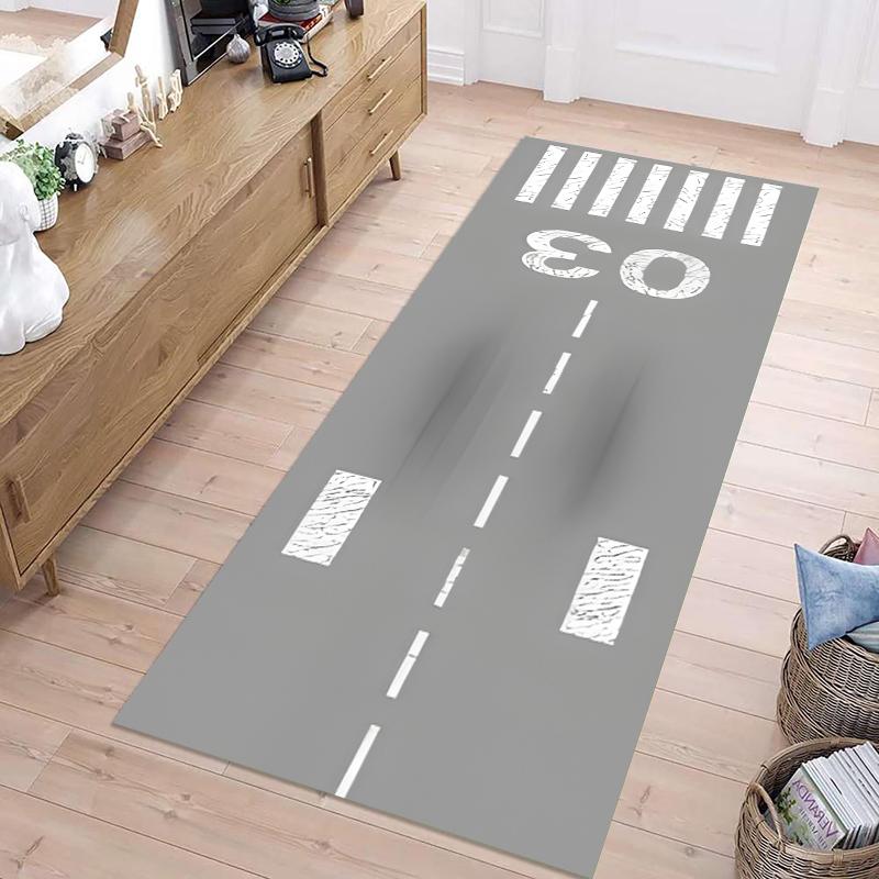 Airport Hallway Runner Rug Interior Area Mat Home Decoration Children Bedside Long Carpet Living Room Entrance Doormat area rug