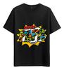 Tshirt Muscle Freaks Comic Estilo Super Hero Pop Art Graphic