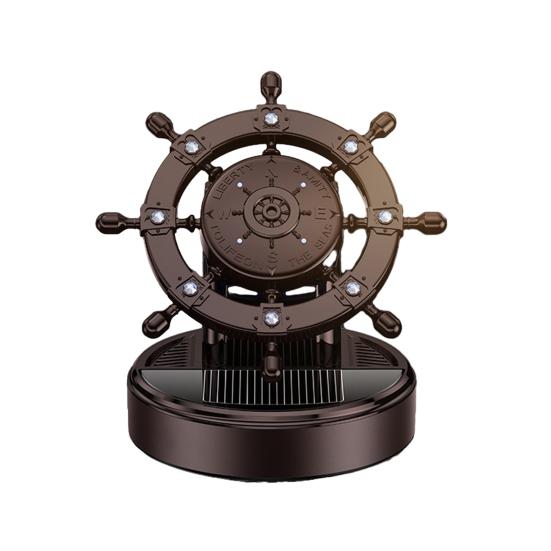 Солнечная энергия, автомобильная ароматерапия, вращение на 360 градусов, освежитель воздуха, автомобильные аксессуары, интерьер, креативный шлем в форме, автоматический очиститель воздуха