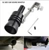 Adjustable Turbo Sound Simulator for Vehicle Exhaust XL Black Muffler Whistle with Deep Roar