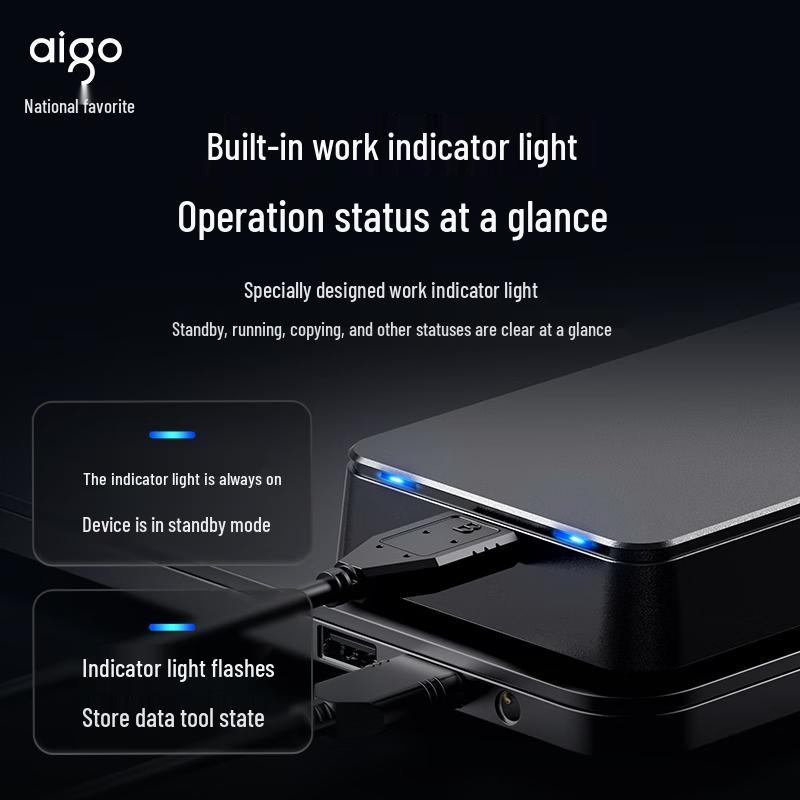 AIGO HD809 500ГБ USB3.0 Портативный Внешний Жесткий Диск