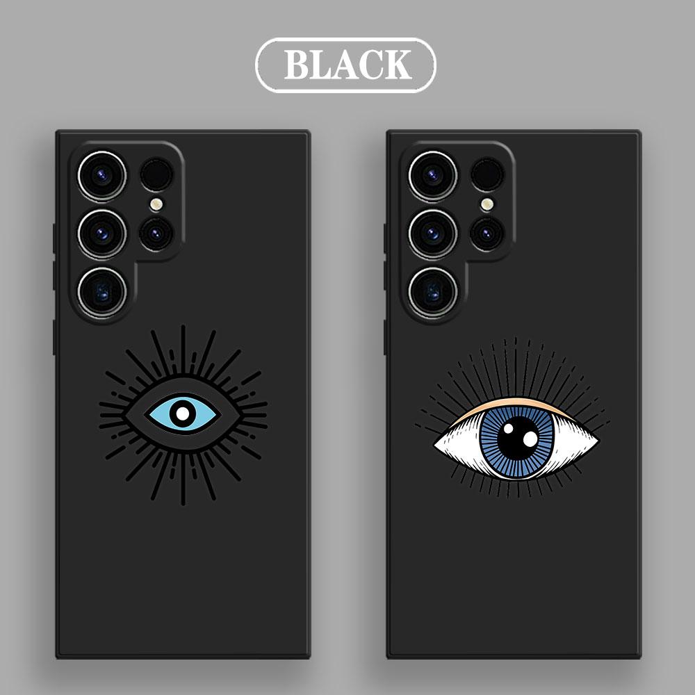 Blue Beautiful Eyes Phone Case For Samsung Galaxy S26 Ultra Cases S25 FE S24 S23 S21 Ultra S20 S24 FE S22 S26 Plus 5G Back Cover