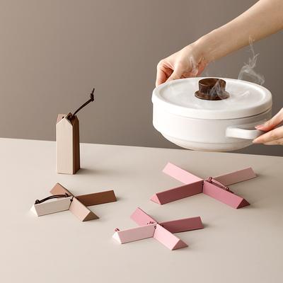 Теплоизоляционный коврик Креативные складные теплоизоляционные коврики Мягкие коврики из ПВХ для кастрюль Многофункциональные коврики и подставки для кухонного стола