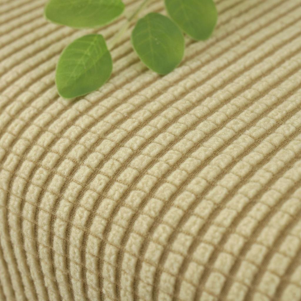 Curved Backrest Chair Cover, Semi-circular Dining Table Elastic Chair Cover