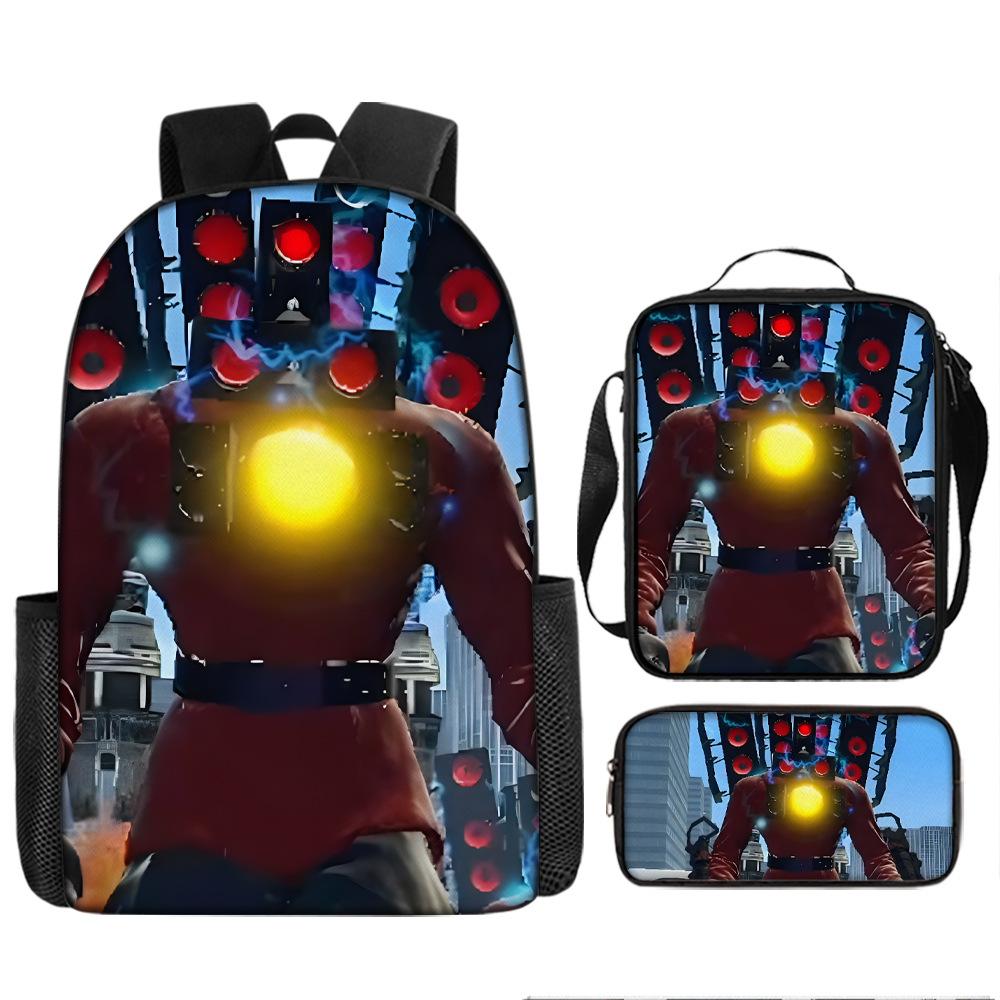 Туалетный человек пародия школьный рюкзак новый ученик рюкзак ранец пенал