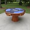 Zhan Ming Шестигранный игровой стол из массива дерева для покера и шахмат