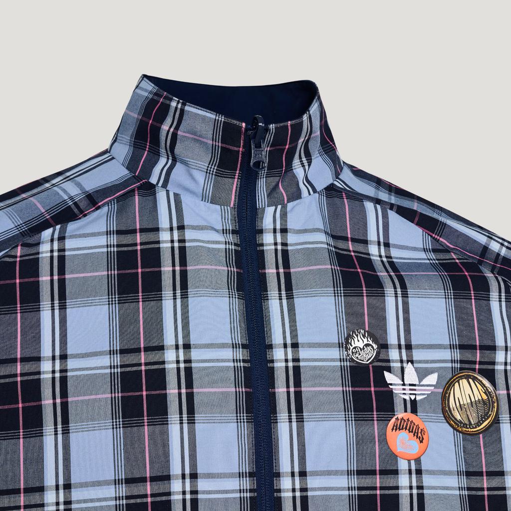 Adidas Оригинальная двусторонняя спортивная куртка, издание ко Дню святого Валентина, свободный крой, мужская куртка KT6367