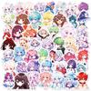 50 Cartoon Anime Q Version Character Stickers Fun New Cute Cartoon DIY Niche Creative Stickers