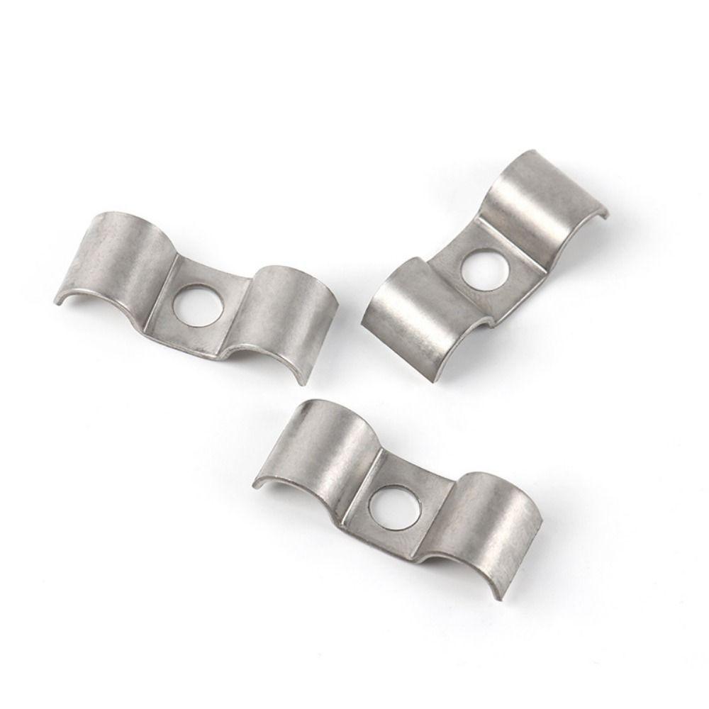 1 шт. двухсторонний хомут для трубы, седловидная пряжка, горловой обруч, труба для верховой езды, линия/провод/трубка/газовый шланг