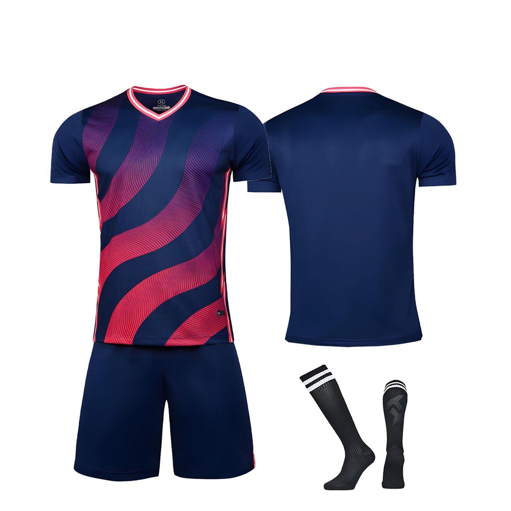 DIY Custom Adult And Children Three-piece Football Uniforms