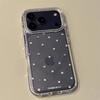 Прозрачная задняя крышка с блестящими звездами Imd для iPhone 17 16 Pro Max 13 14 15 Promax Защитный противоударный чехол для телефона