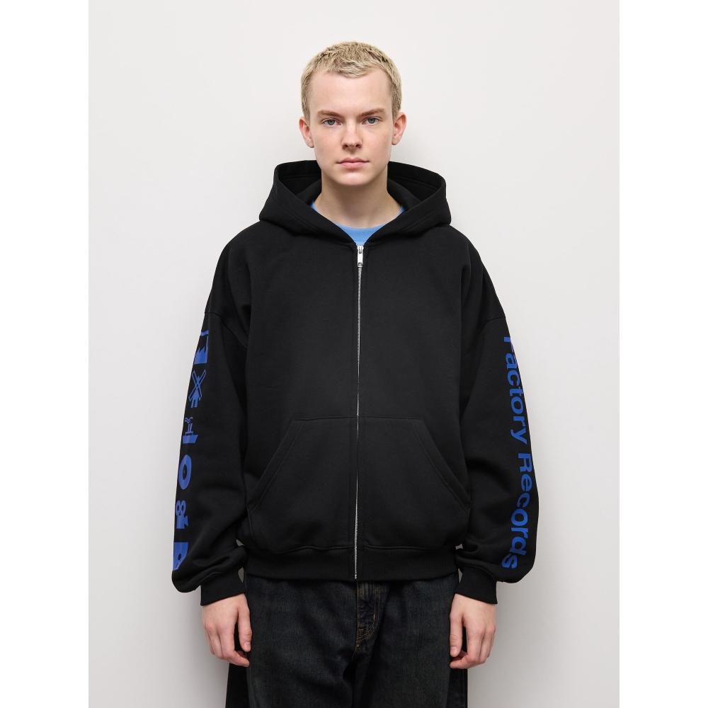 GU by Uniqlo Толстовка с капюшоном на молнии Factory Records