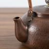 Hammered Copper Teapot Decorative Handmade Copper Kettle Vintage Design Tea Kettle Long-Lasting Stovetop Cookware Wrapped Handle